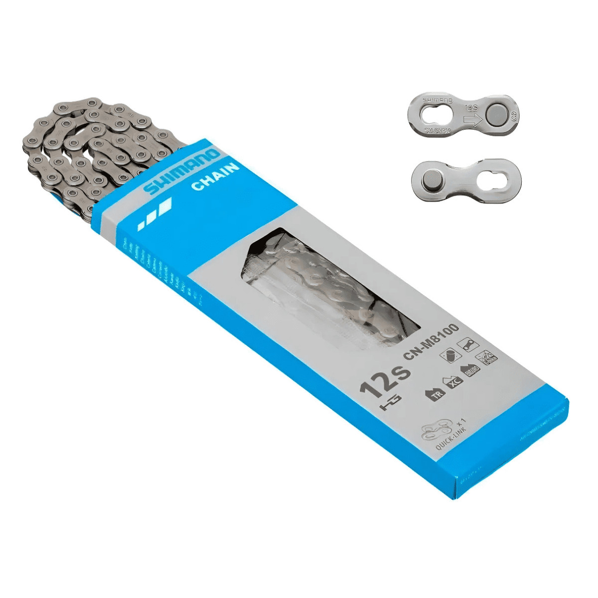 CORRENTE SHIMANO CN-M8100 138L 12V COM QUICK LINK