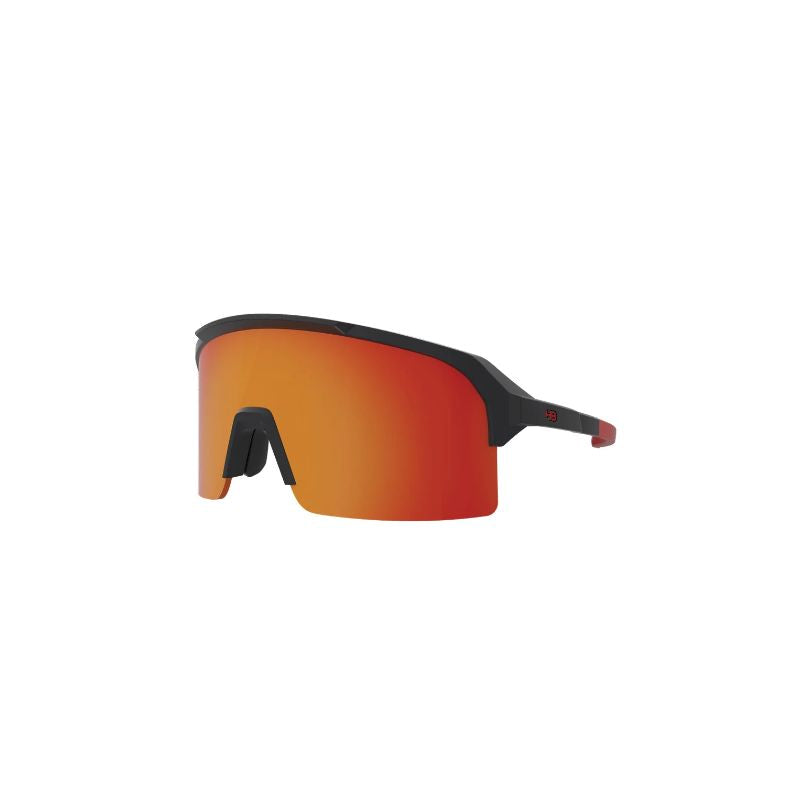 OCULOS HB EDGE FILTRO 3 UV CINZA ESCURO/VERMELHO C/ LENTE LARANJA