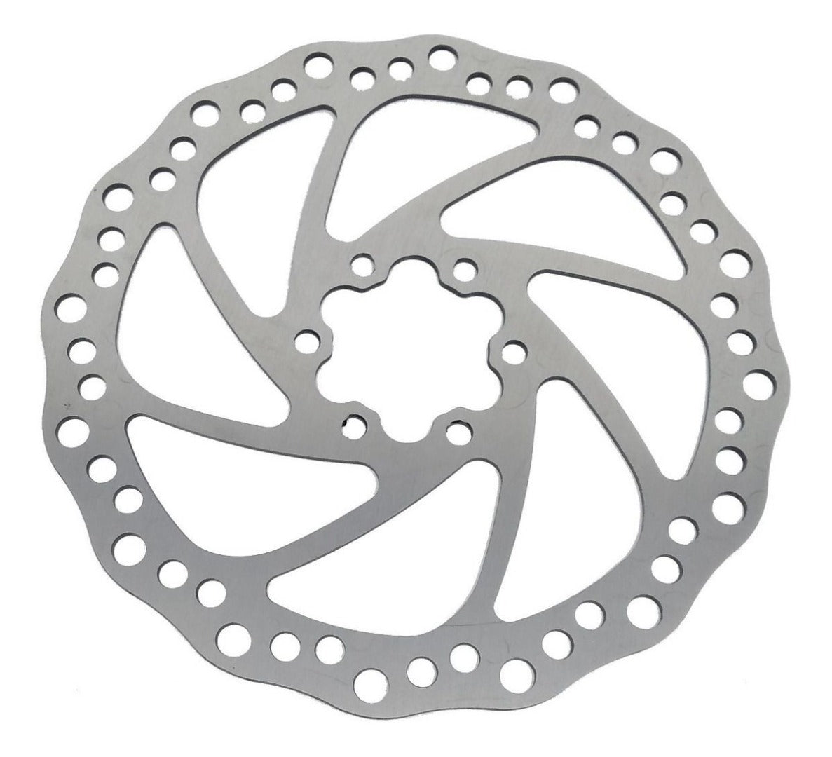 DISCO ROTOR RONTEK PARA FREIO A DISCO 160MM AÇO INOX 160MM PRATA