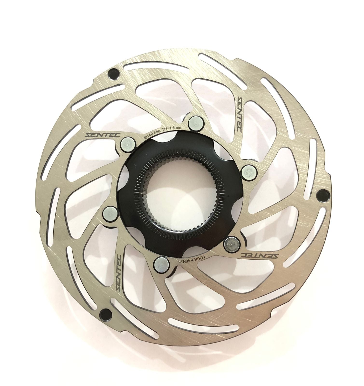DISCO ROTOR SENTEC CENTER LOCK 140MM ACO INOX