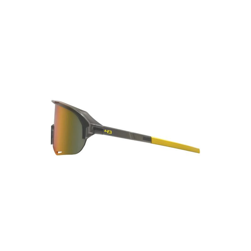 OCULOS HB EDGE R FILTRO 3 UV CINZA/AMARELO FOSCO C/ LENTE LARANJA CROMADO