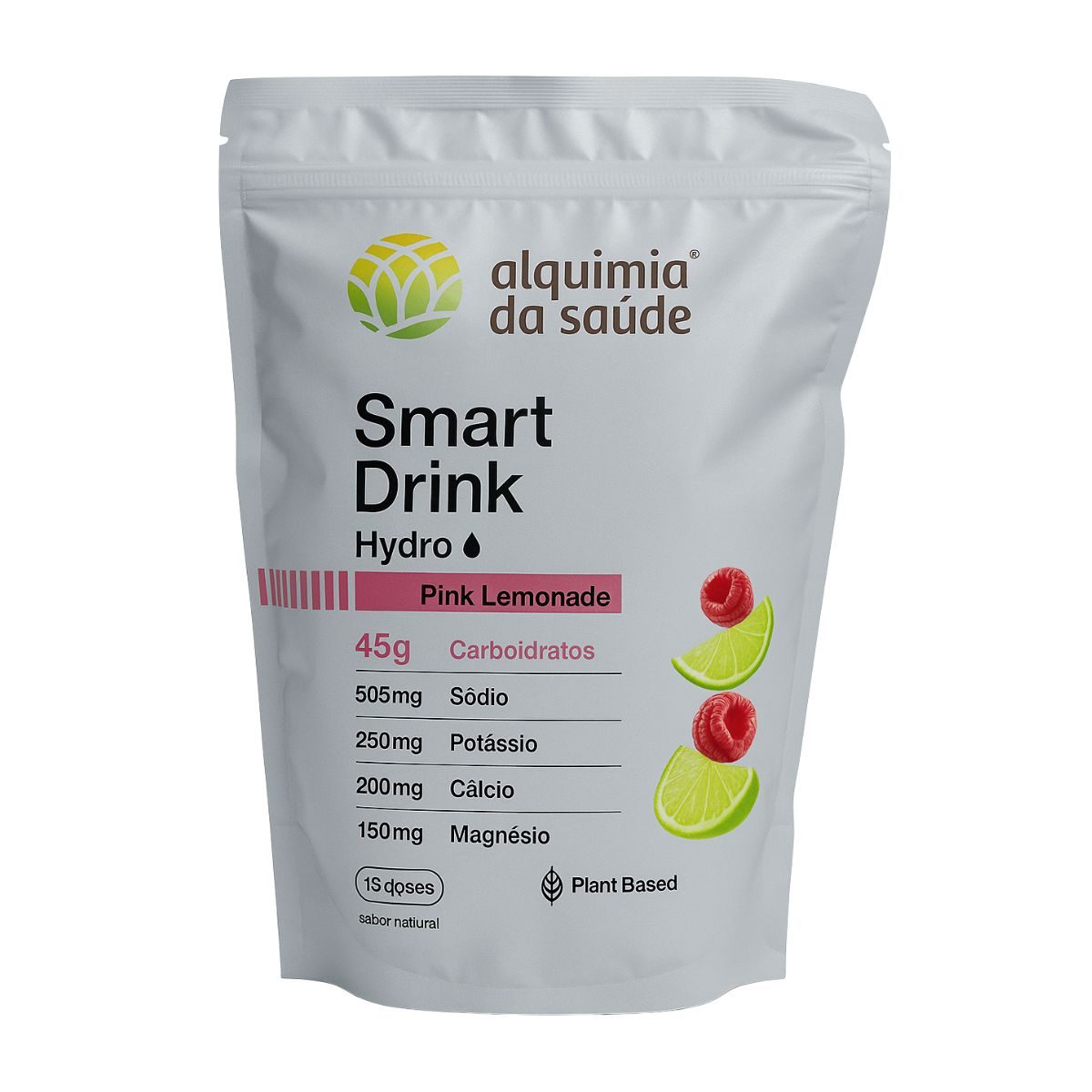 SMART DRINK HYDRO ALQUIMIA DA SAUDE SABOR PINK LEMONADE 750G