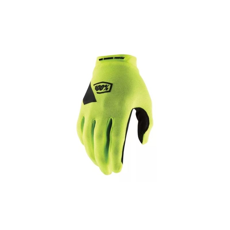 LUVA 100% RIDECAMP GLOVES AMARELO FLUORESCENTE TAMANHOS M AMARELO FLUOR