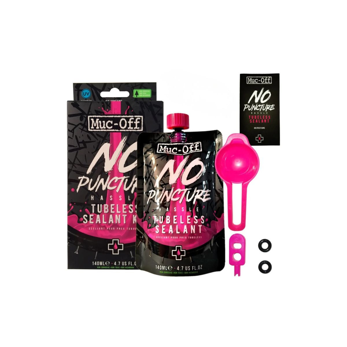 KIT DE SELANTE NO PUNCTURE HASSLE 140ML - MUC-OFF (827)