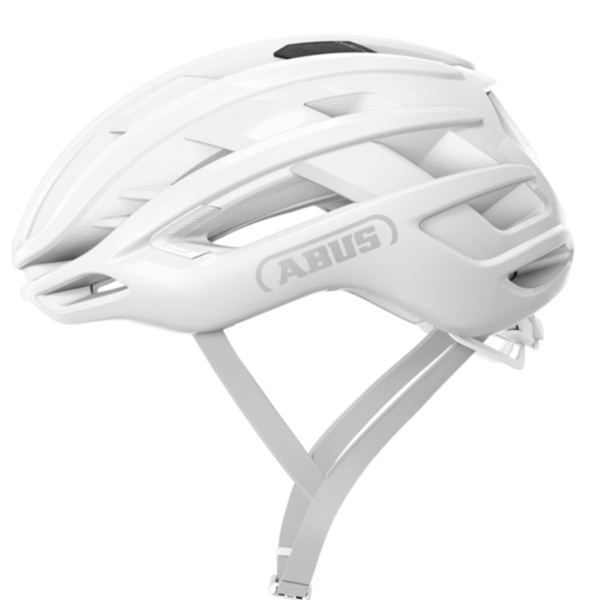 CAPACETE ABUS AIRBREAKER 2.0 BRANCO PURO TAM.M 54-58 CM CARBON