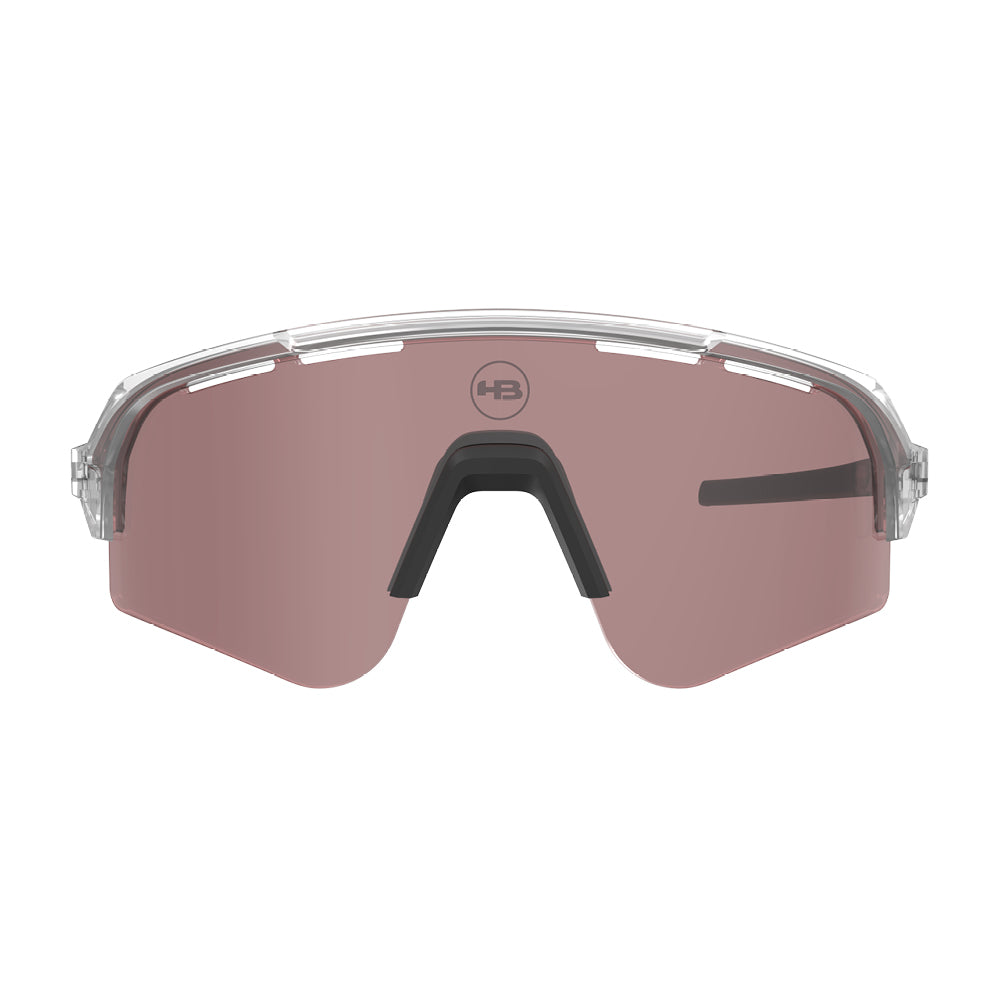 OCULOS HB EDGE S GLOSS CRYSTAL/NOSE M BLACK AMBER