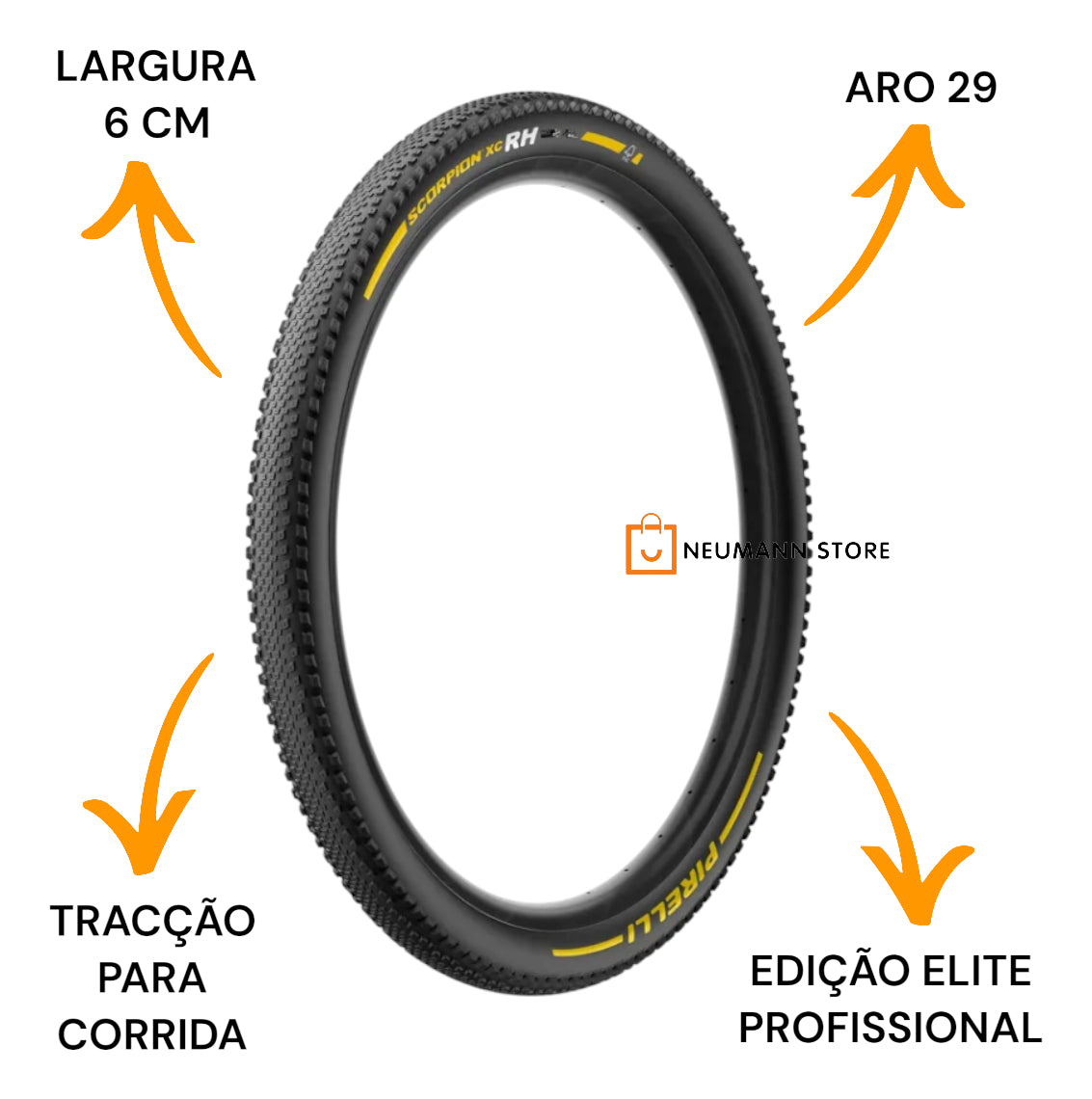 PNEU PIRELLI SCORPION RACE XC RH LITE 29X2.40