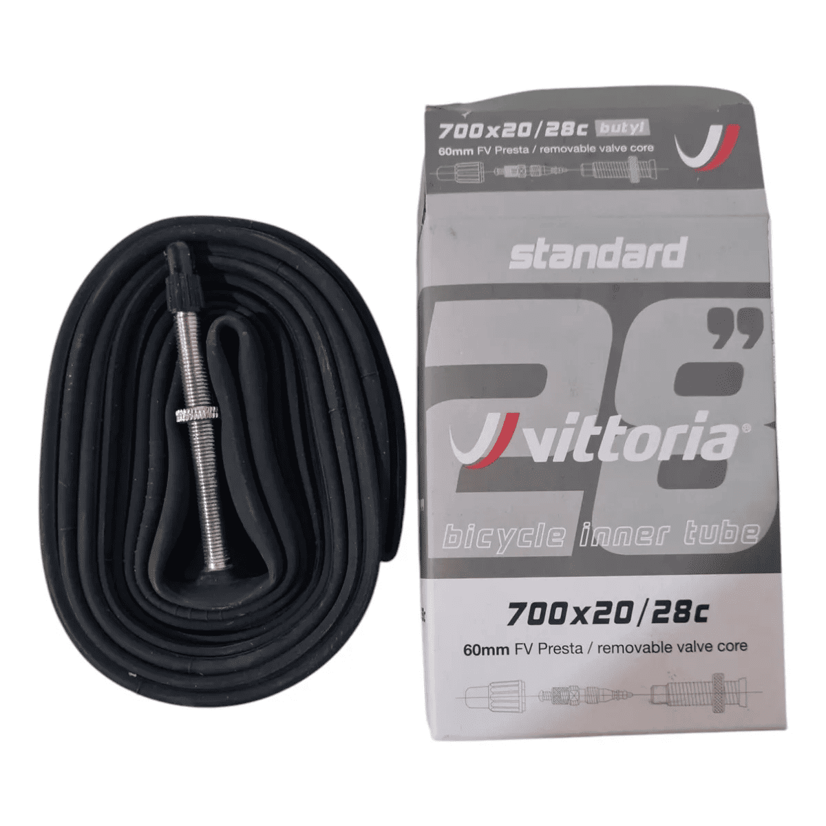 CAMARA DE AR VITTORIA STANDARD 700X20/28 VALVULA REMOVIVEL 48MM