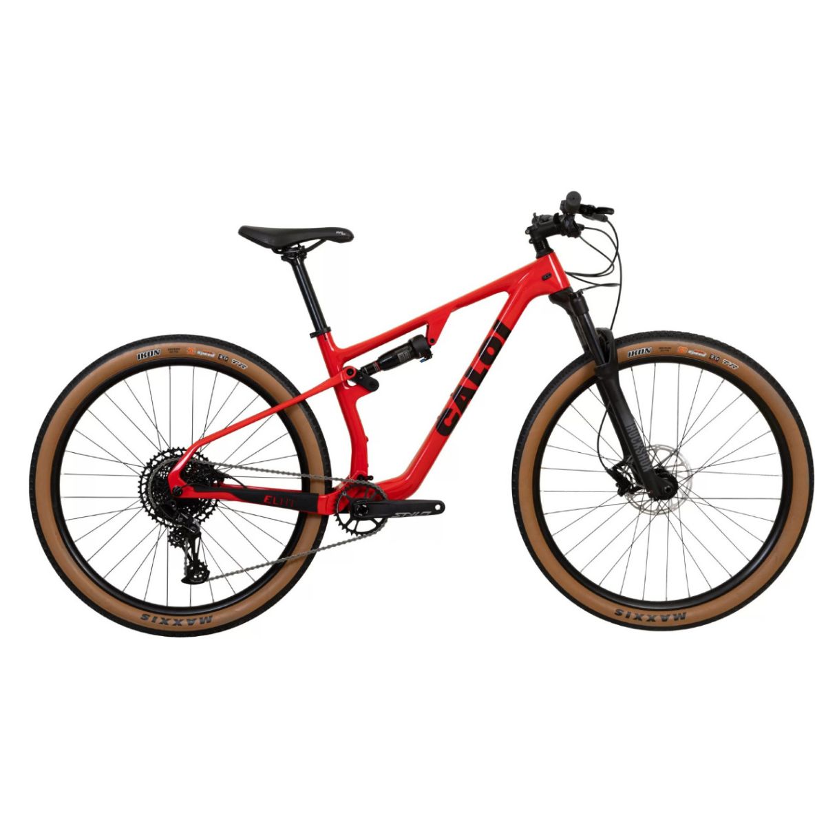 BIKE CALOI ELITE CARBON FS 12V COR VERMELHA
