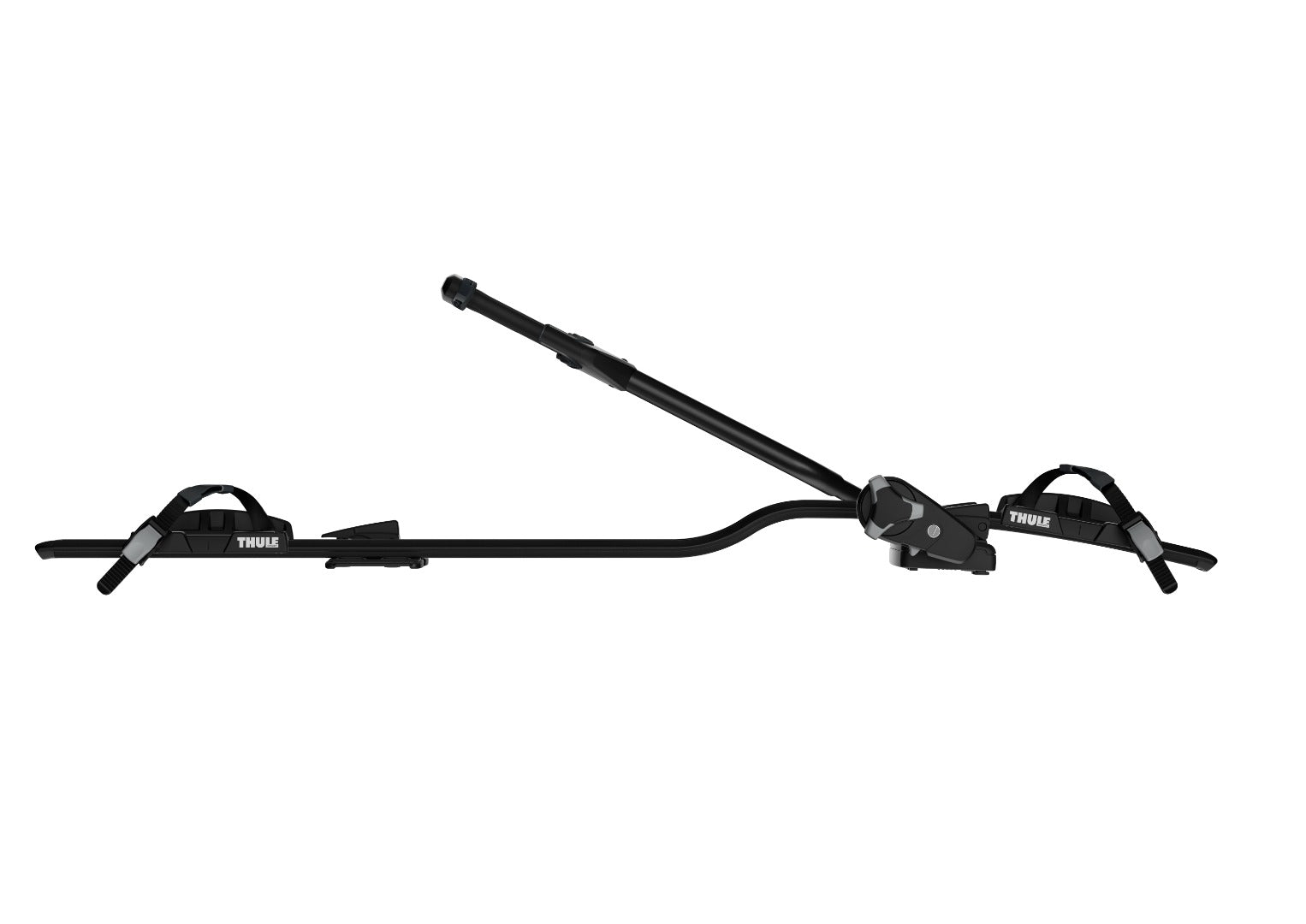 SUPORTE DE TETO THULE PRORIDE ALUMINIO COM FIXAÇAO NO QUADRO CORES Preto