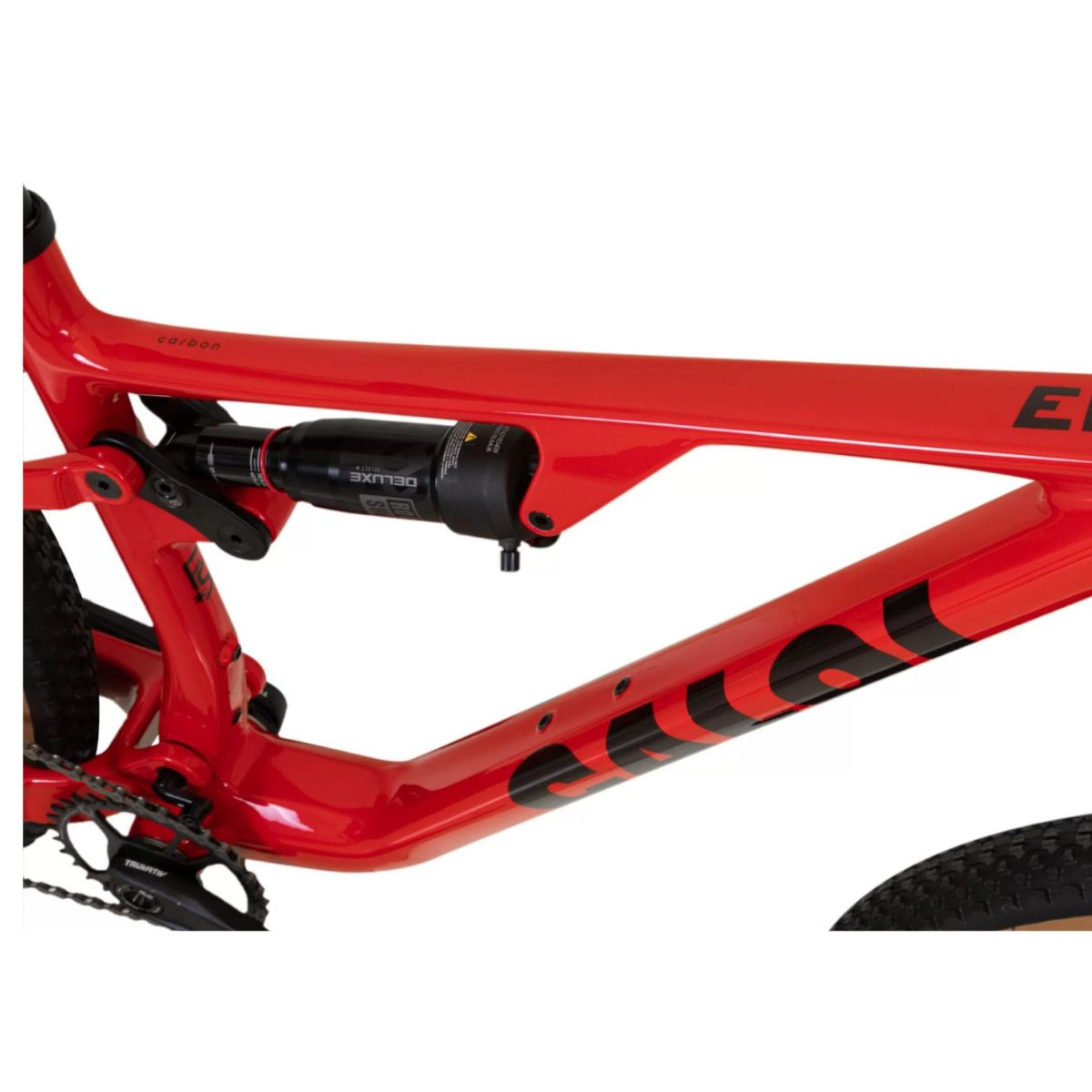 BIKE CALOI ELITE CARBON FS 12V COR VERMELHA