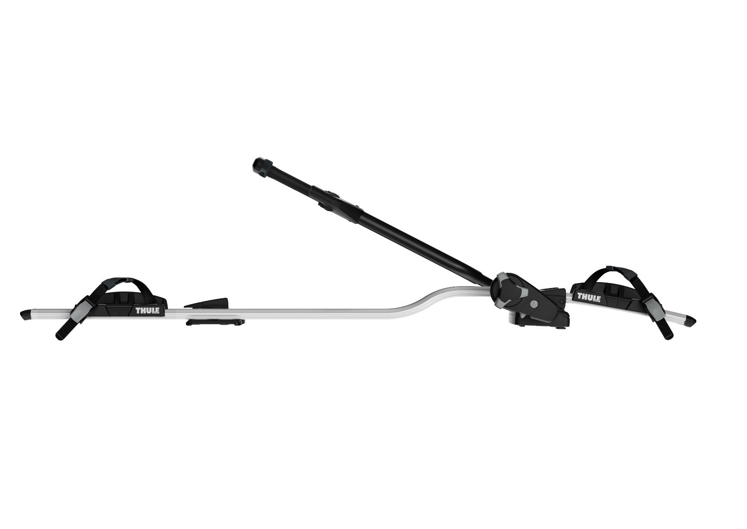 SUPORTE DE TETO THULE PRORIDE ALUMINIO COM FIXAÇAO NO QUADRO CORES Preto
