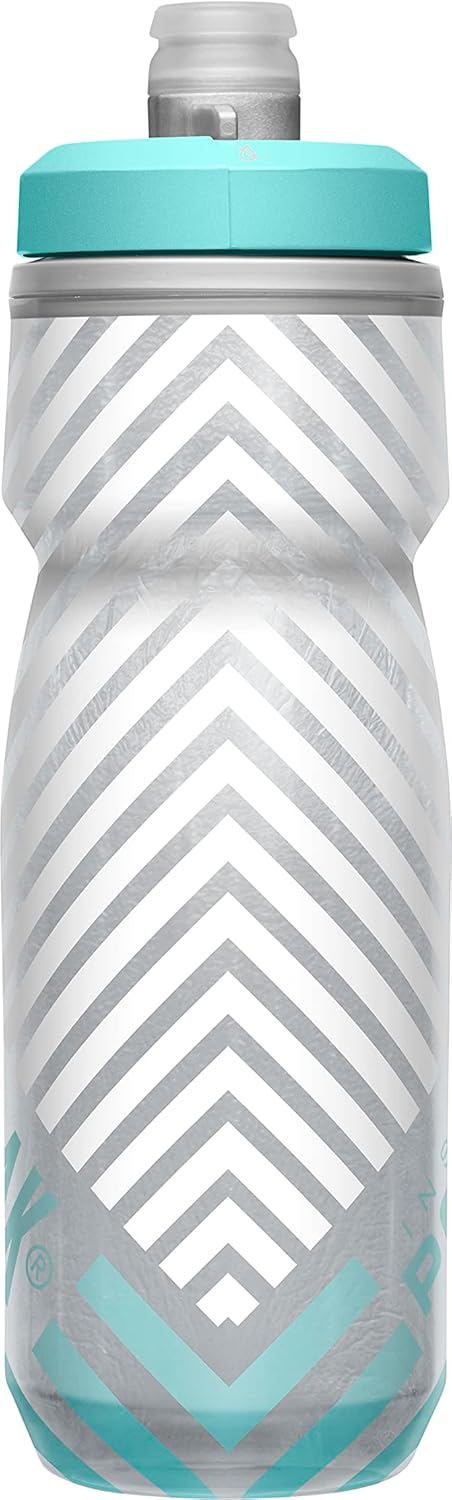 GARRAFA CAMELBAK TERMICA PODIUM CHILL 620ML BRANCO E AZUL
