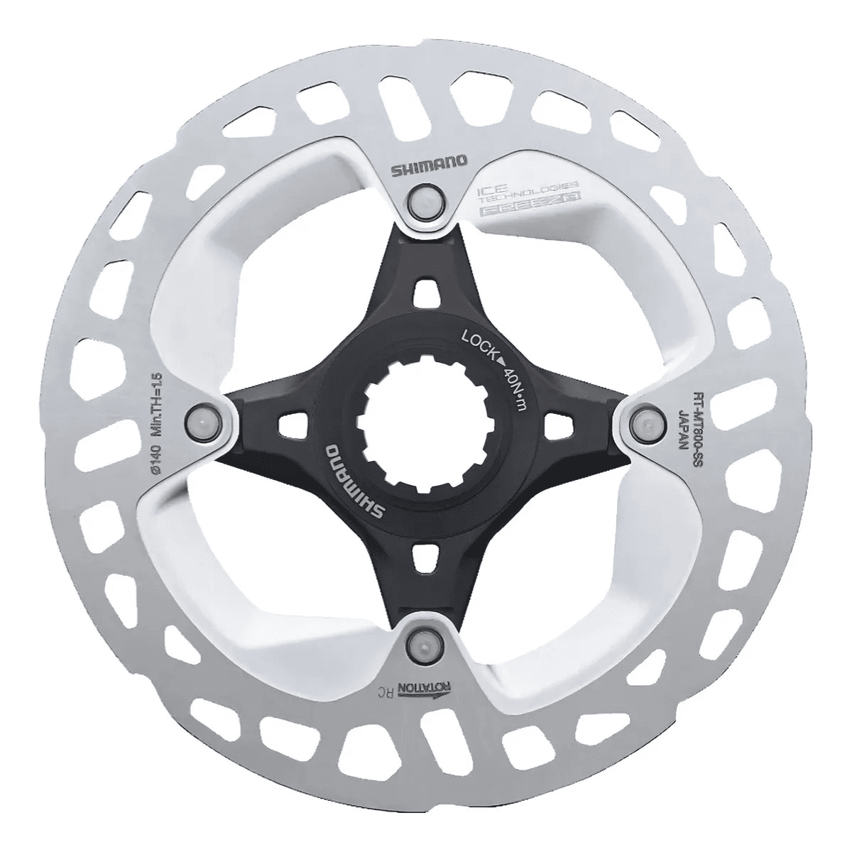 DISCO ROTOR RT-MT800 140MM ESTRIADO INTERNO C LOCK