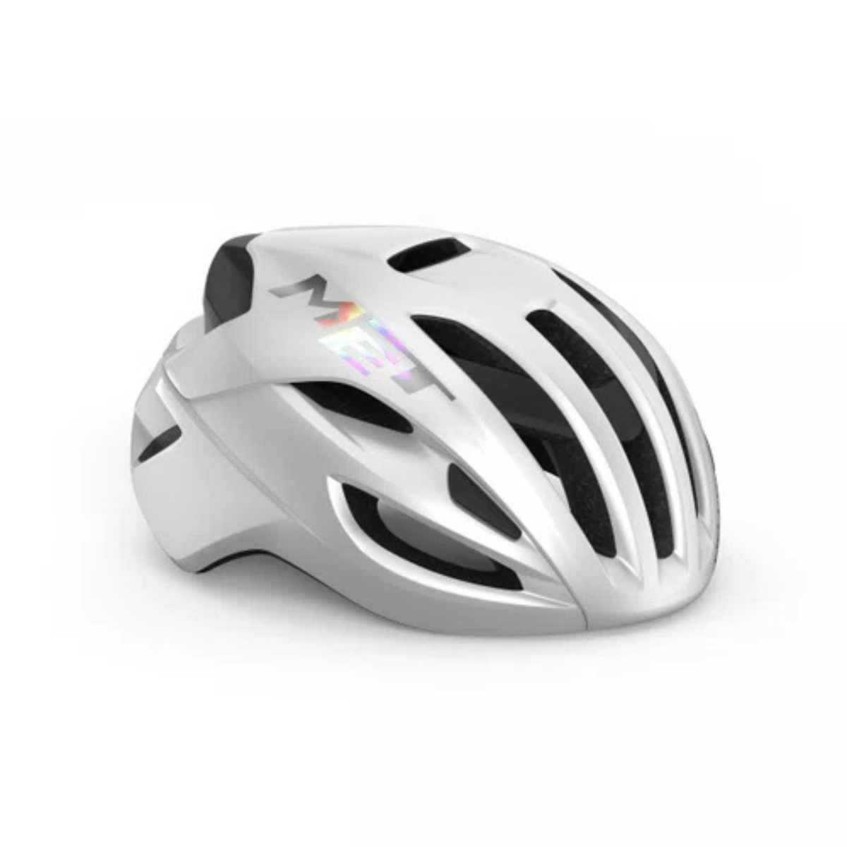 CAPACETE MET ROAD RIVALE MIPS BRANCO HOLOGR
