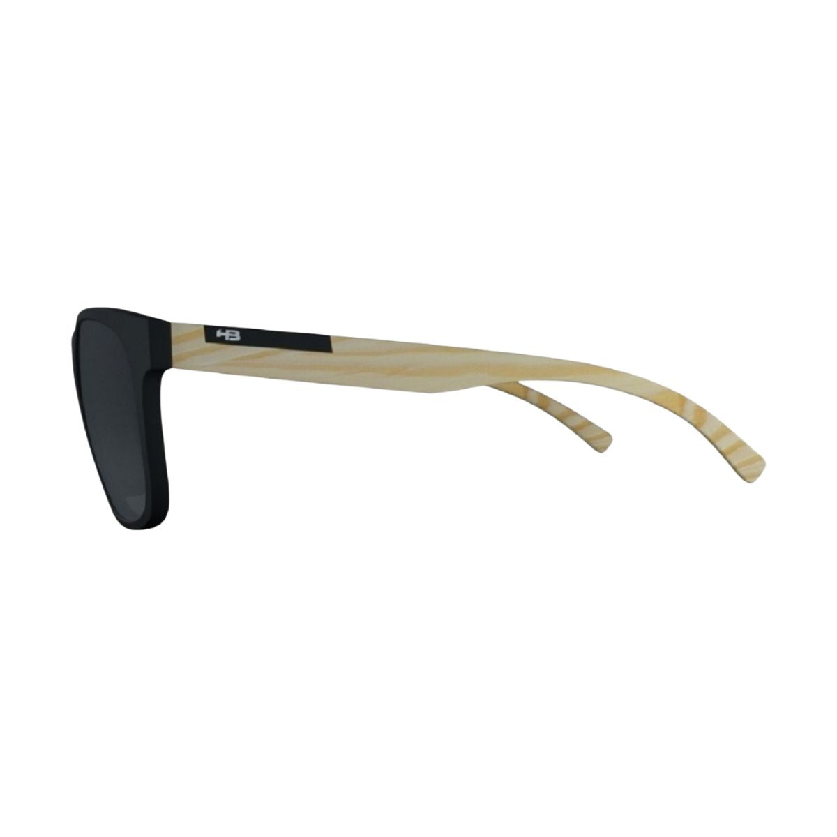 OCULOS HB UNDERGROUND M PRETO/MADEIRA POLARIZED CINZA