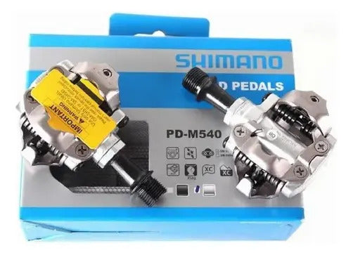 PEDAL SHIMANO PD-M540 COR PRATA