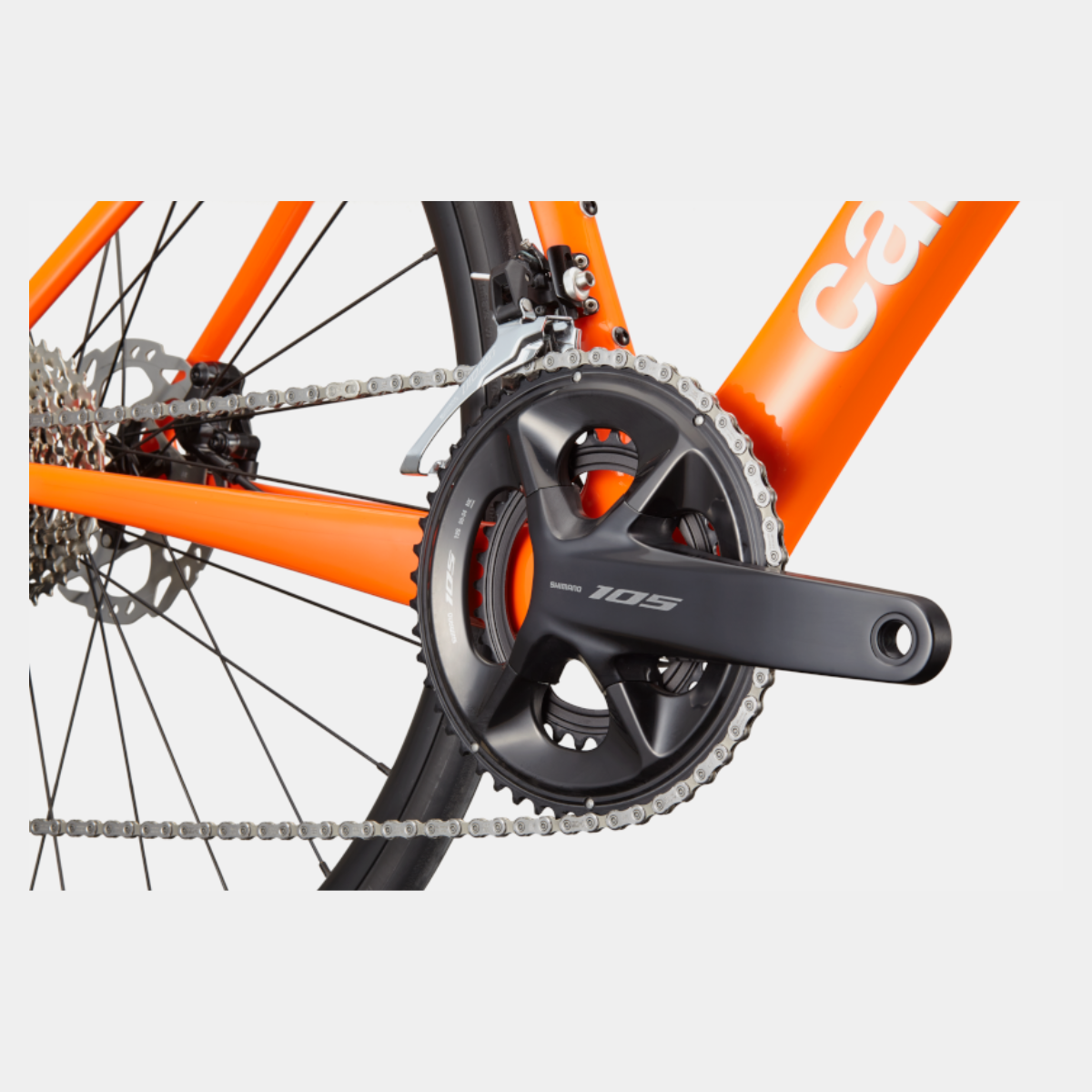 BIKE CANNONDALE SUPERSIX EVO CARBON 4 22V COR LARANJA
