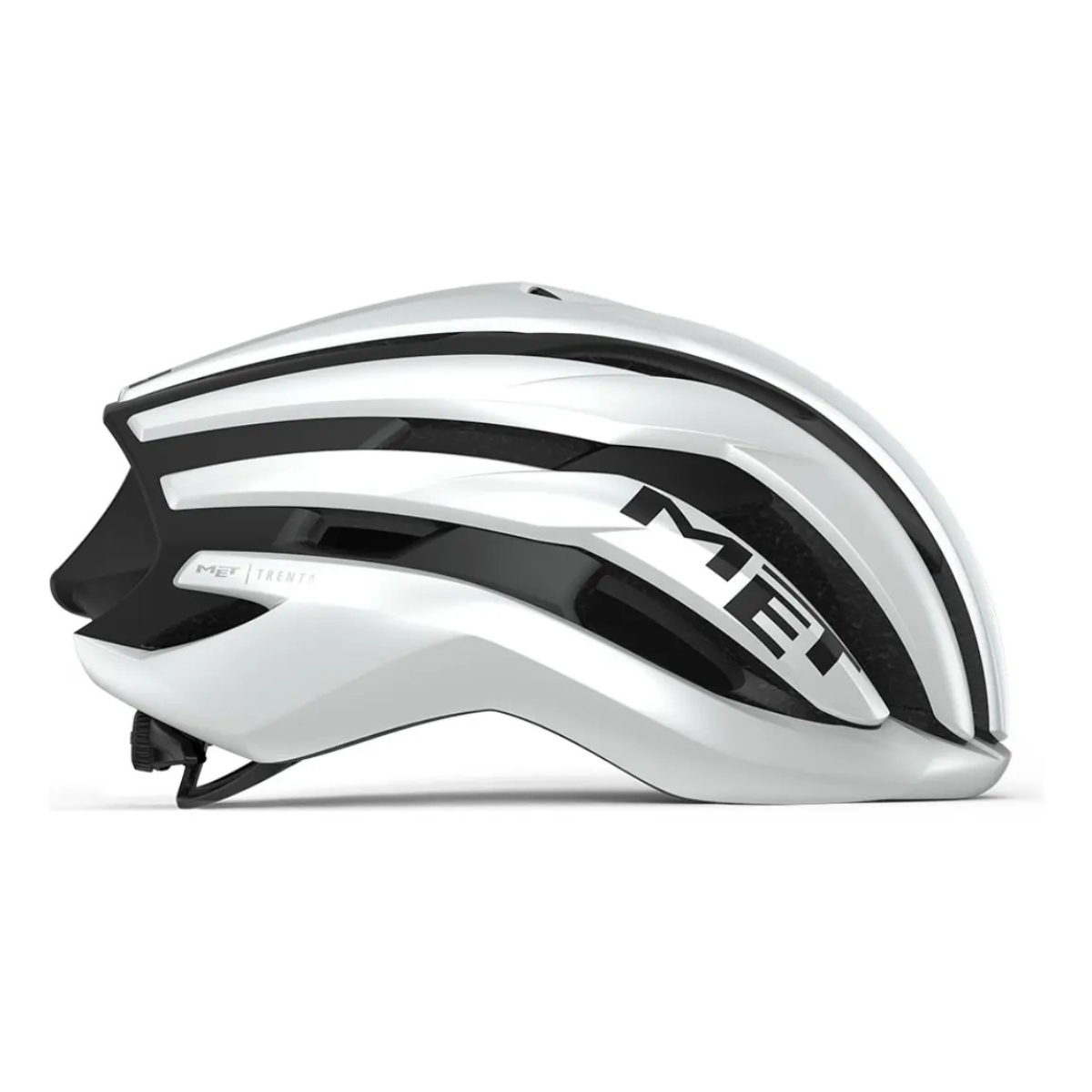 CAPACETE MET ROAD TRENTA MIPS BRANCO/PRETO M
