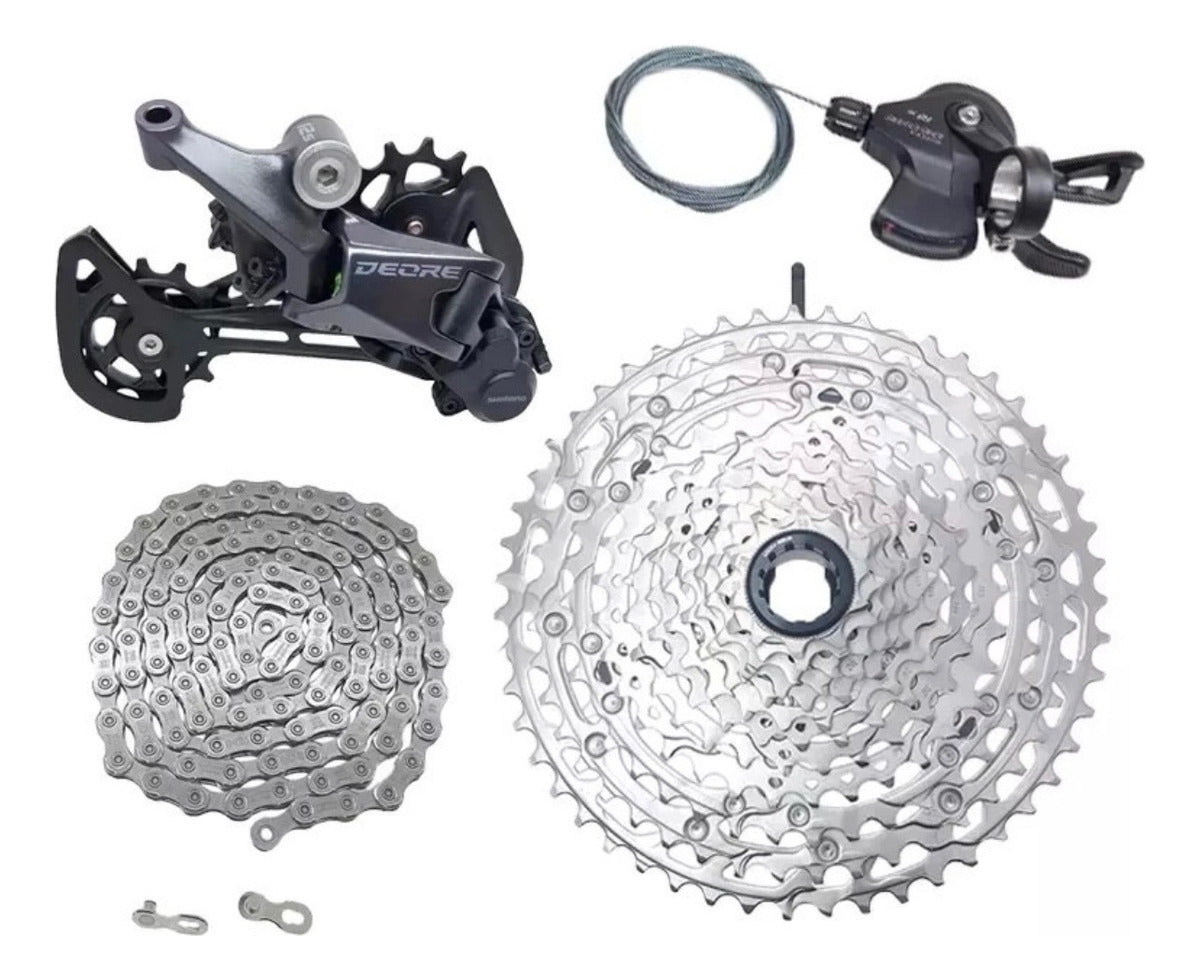 Kit Shimano Deore 12v 1x12 M6100 Padrão Ms Cassete 10x51t