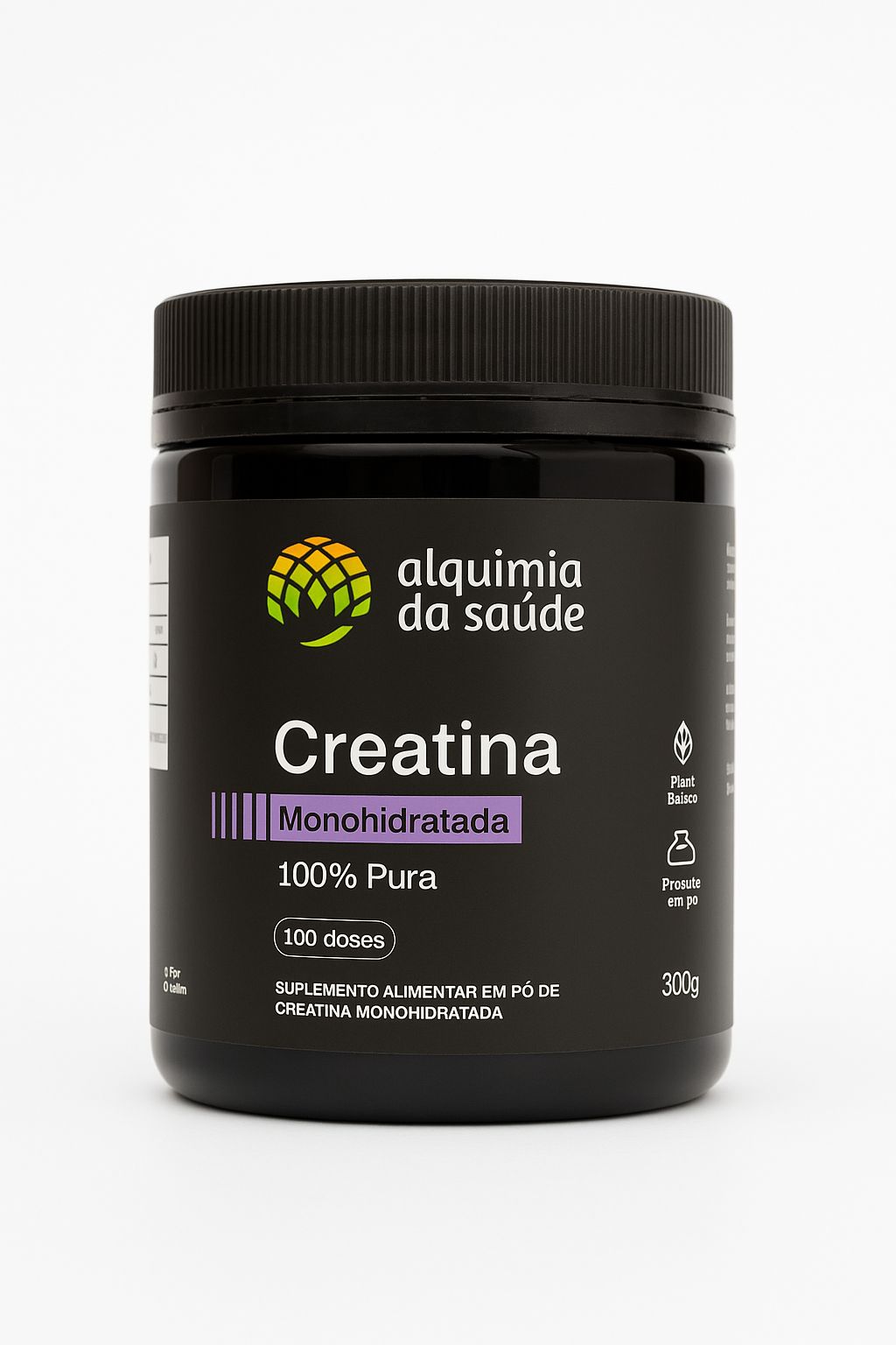 CREATINA MONOHIDRATADA ALQUIMIA DA SAUDE 300G PT