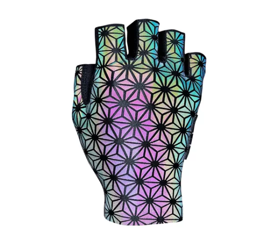 PAR DE LUVAS SUPACAZ DEDO CURTO OIL SLICK G
