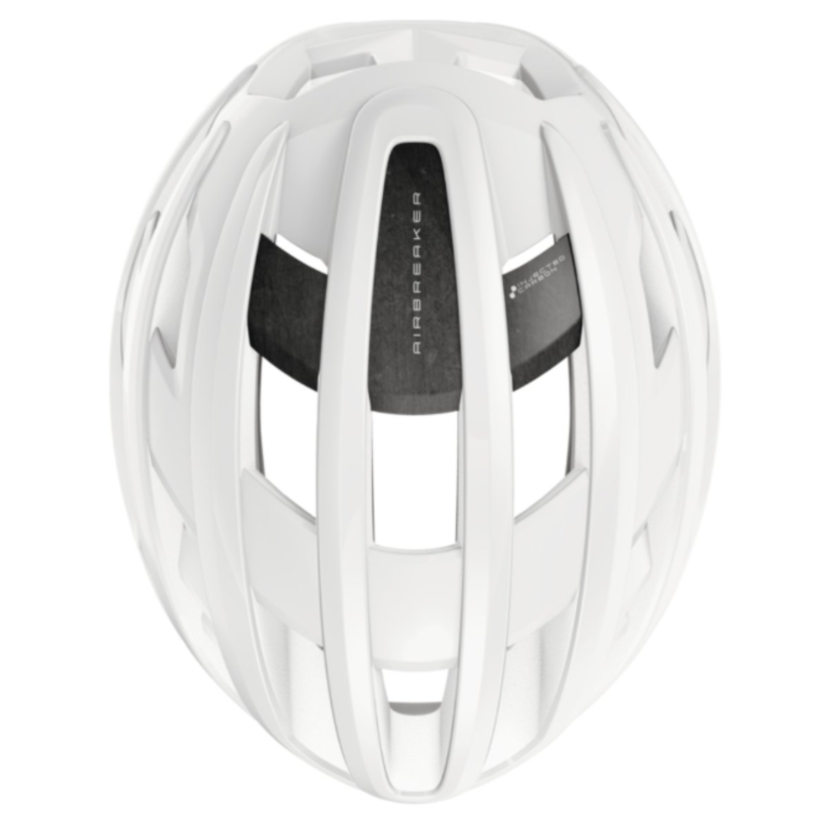 CAPACETE ABUS AIRBREAKER 2.0 BRANCO PURO TAM.M 54-58 CM CARBON
