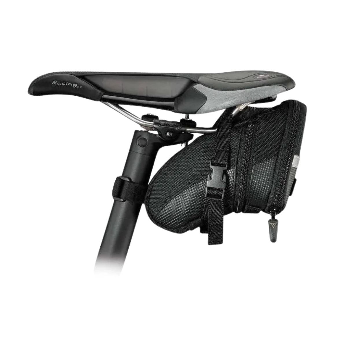 BOLSA DE SELIM TOPEAK AERO WEDGE PACK COM TIRAS SMALL Preto