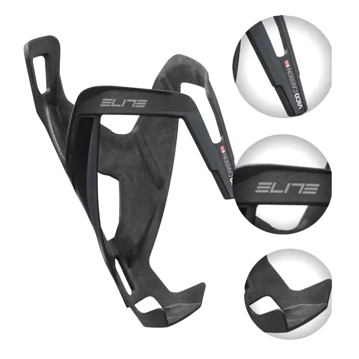 SUPORTE CARAMANHOLA SHIMANO ELITE VICO CARBON PRETO FOSCO 2020