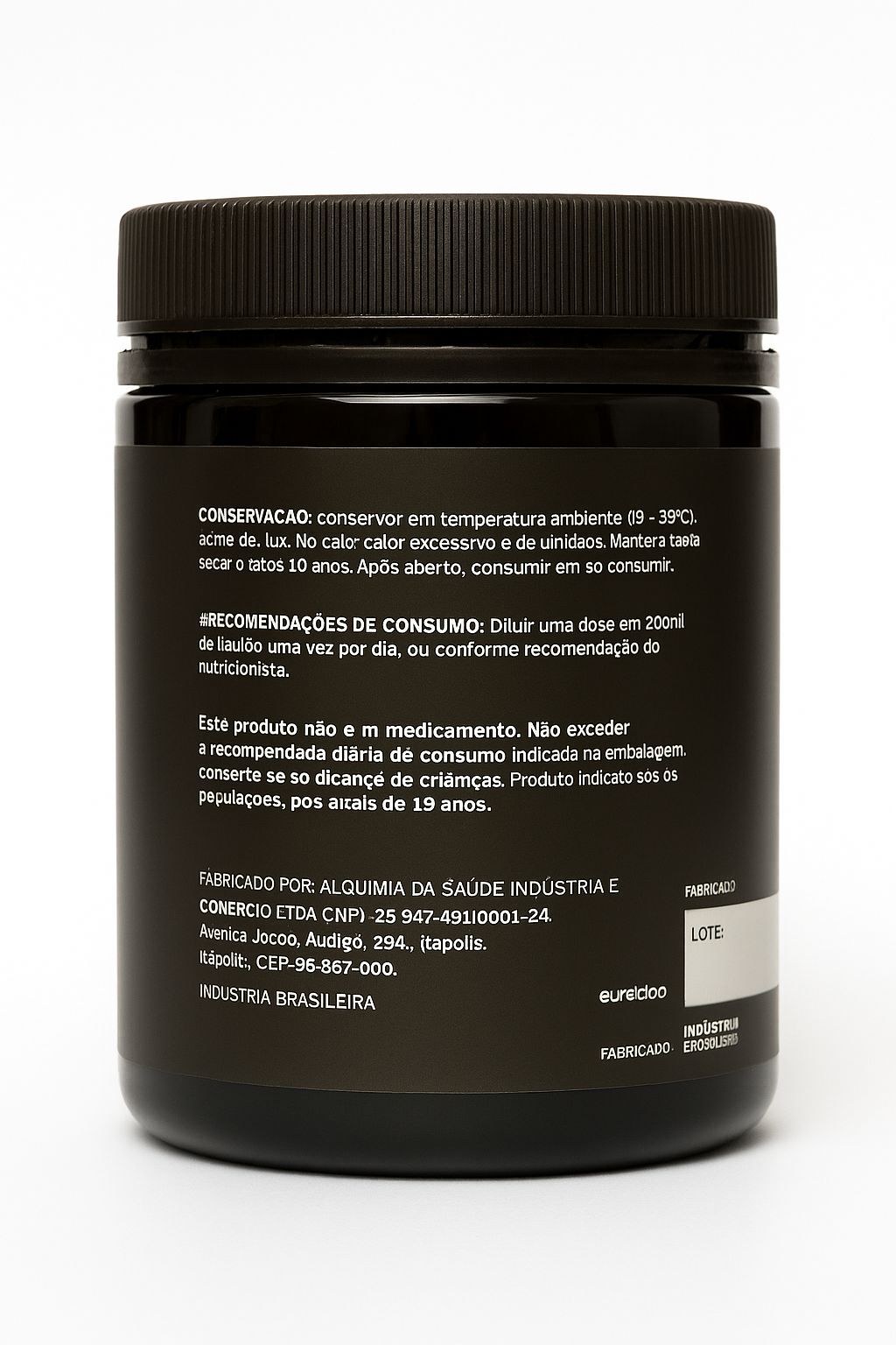 CREATINA MONOHIDRATADA ALQUIMIA DA SAUDE 300G PT