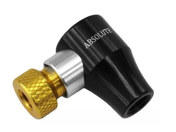 GATILHO DE CO2 ABSOLUTE COM ROSCA UN PRETO/AMARELO