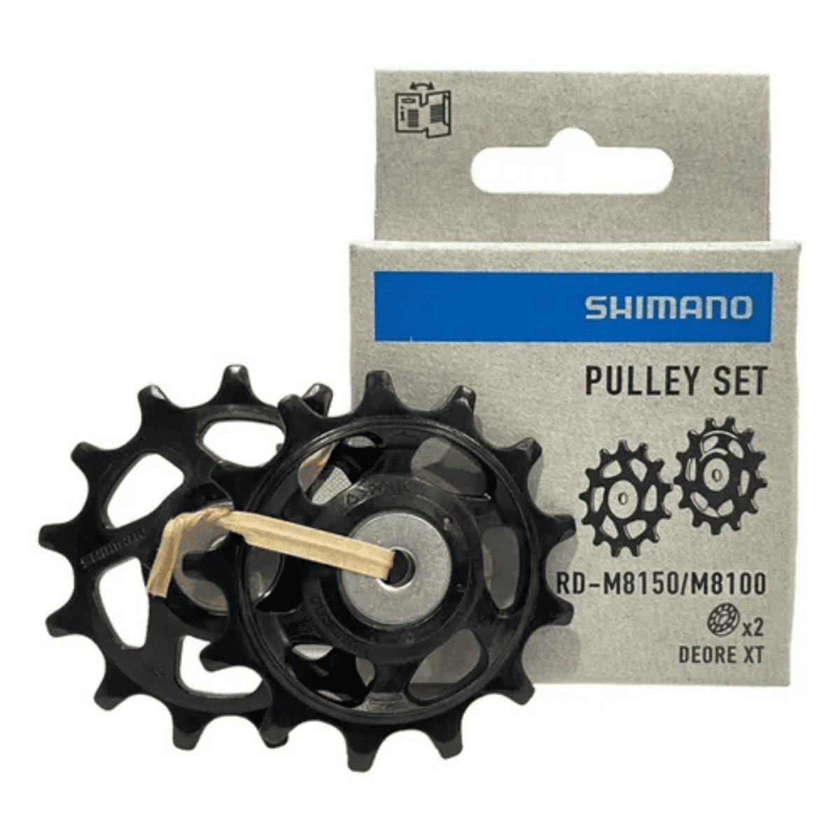 ROLDANA DE CAMBIO SHIMANO DEORE XT RD-M8100 PULLEY 12v 12V Preto