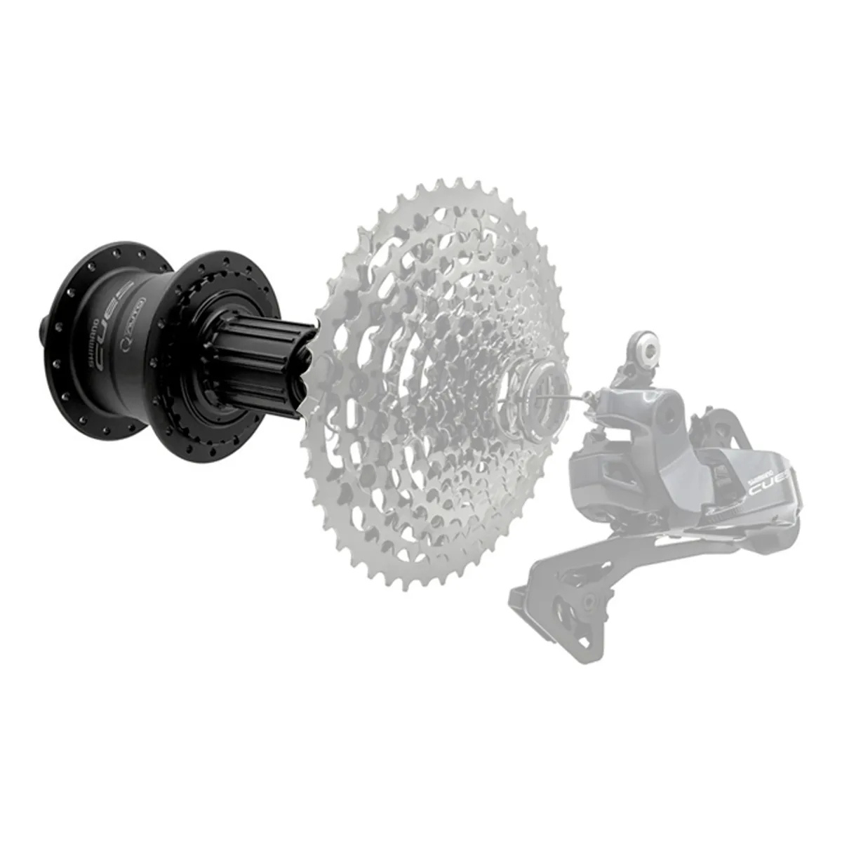 CUBO SHIMANO TRASEIRO CUES Q AUTO FH-U6060 S LOCK 32F 142MM
