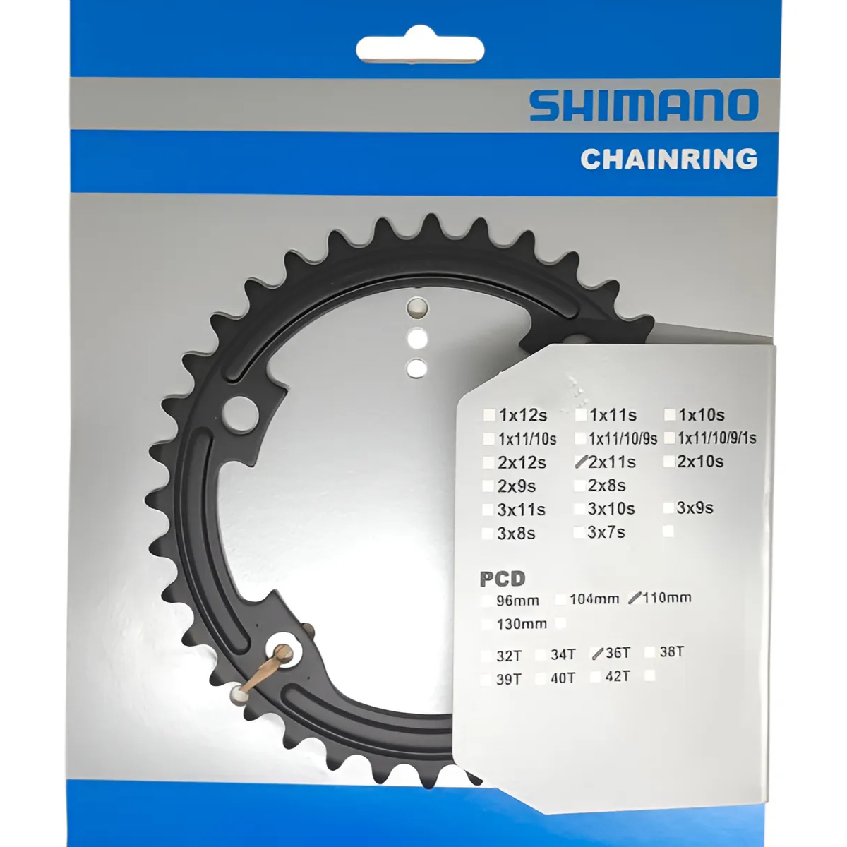 COROA SHIMANO 105 FC-R7000 36D PRETO