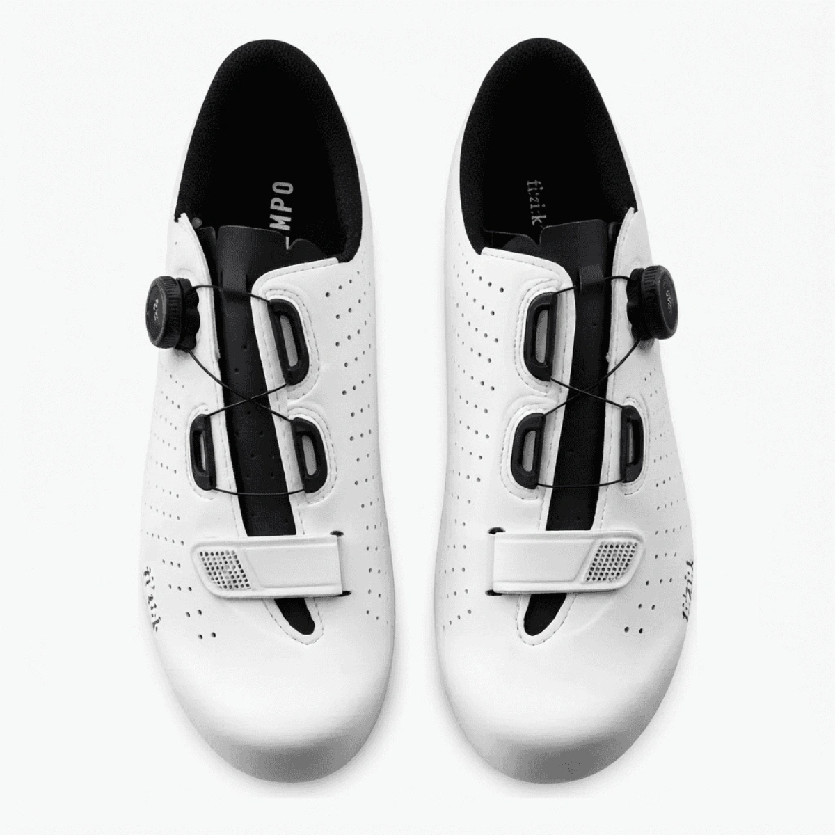 SAPATILHA FIZIK TEMPO R5 OVERCURVE BRANCA COM PRETO