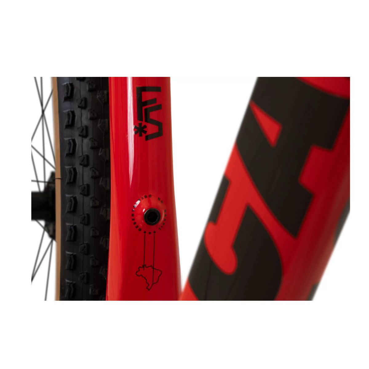 BIKE CALOI ELITE CARBON FS 12V COR VERMELHA