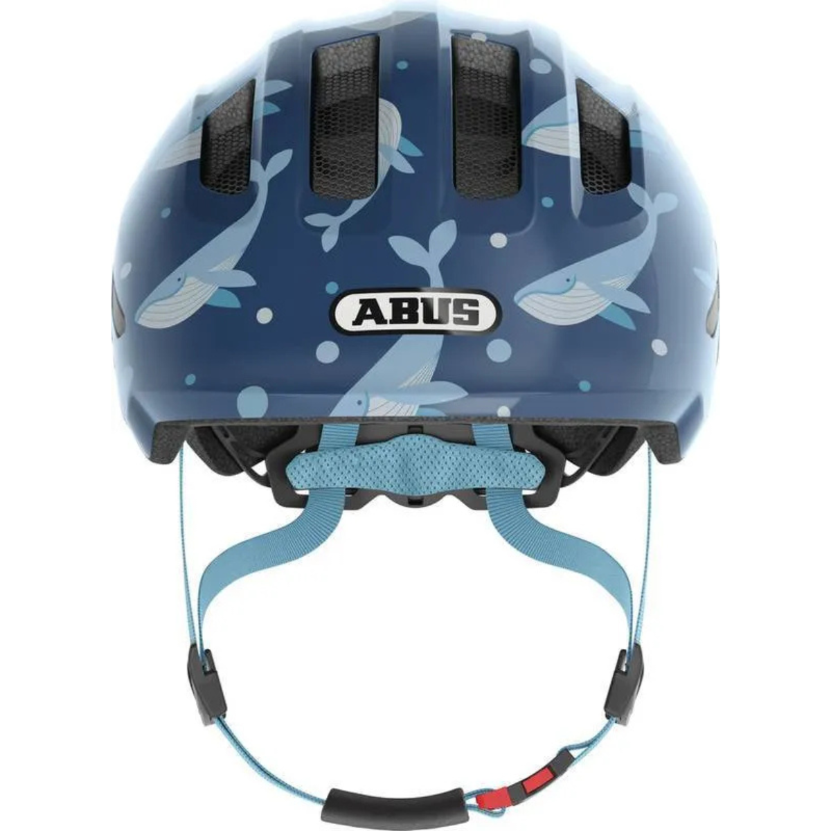 CAPACETE CICLISMO ABUS SMILEY 3.0 AZUL BALEIA TAM M