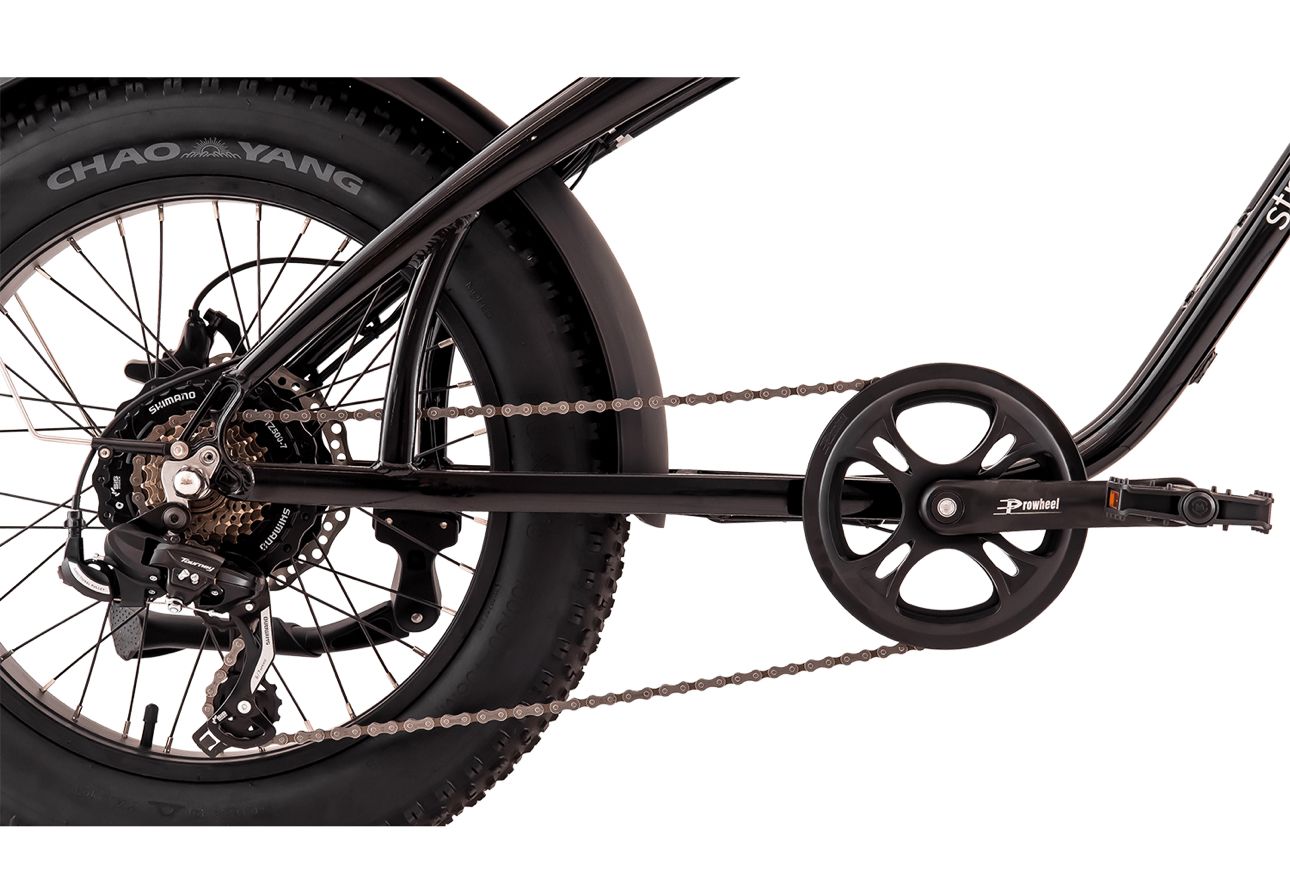 BICICLETA ELETRICA STREETGO ARO 20 S17 TOURNEY 7V PRETO