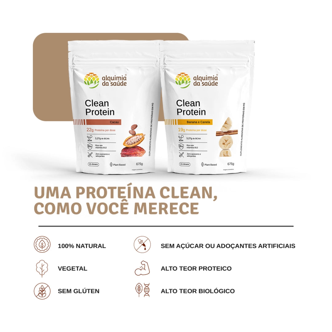 CLEAN PROTEIN ALQUIMIA DA SAUDE CACAU 675G