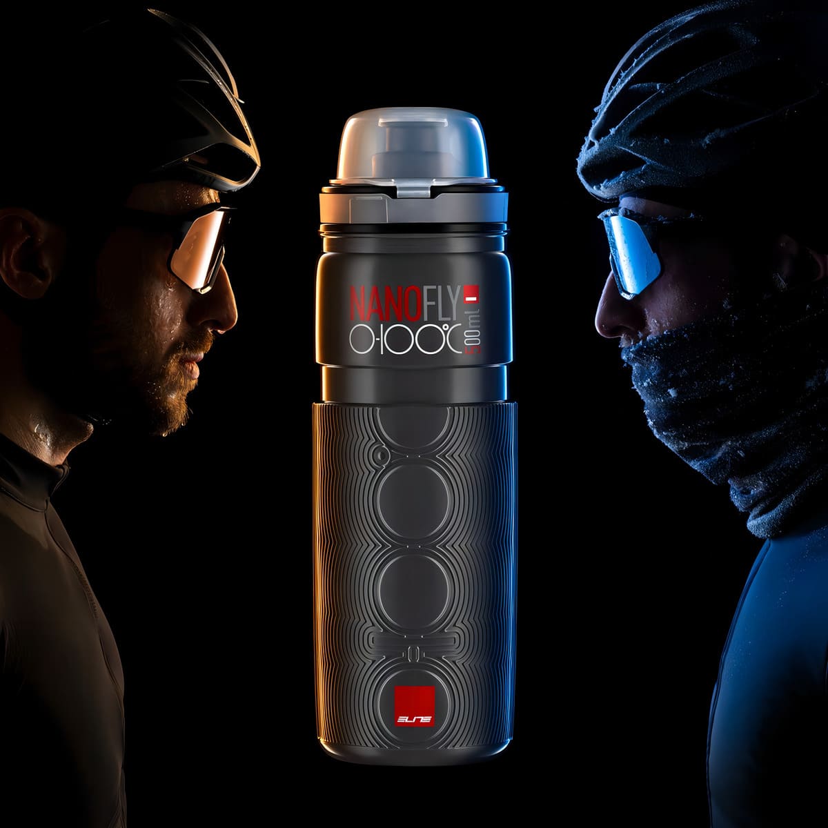 GARRAFA ELITE TERMICA NANO FLY 4H 500ML AZUL