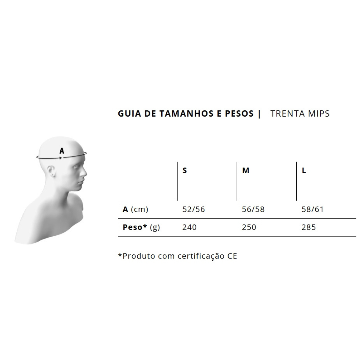 CAPACETE MET TRENTA COR WAX WHITE FOSCO TAM M (56-58)