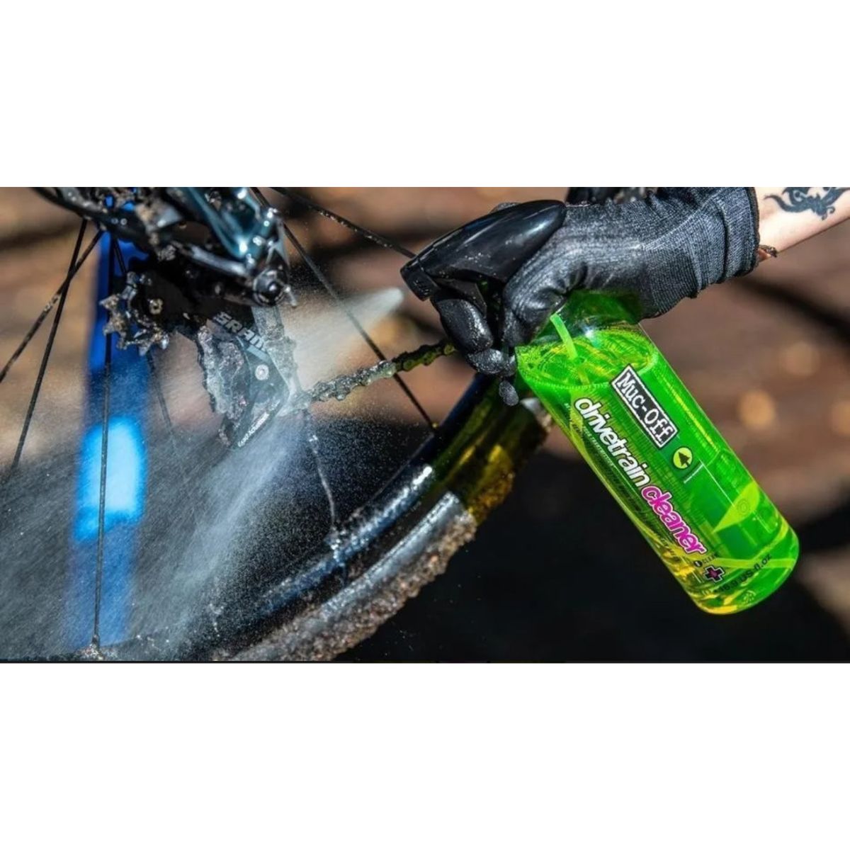 DESENGRAXANTE DRIVETRAIN CLEANER PARA TRANSMISSAO - 500ML - MUC-OFF