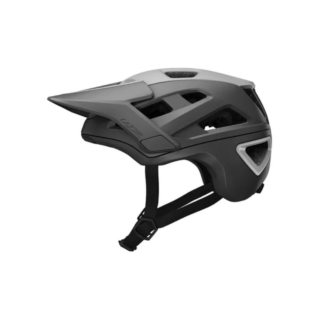 CAPACETE LAZER MTB JACKAL KINETICORE CINZA FOSCO CLARO/ESCURO TAM. M