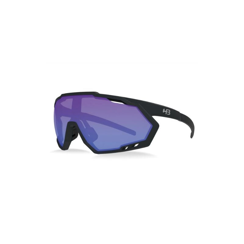 OCULOS HB SPIN PRETO/CINZA FOSCO C/ 2 LENTES VERMELHA E ROXA