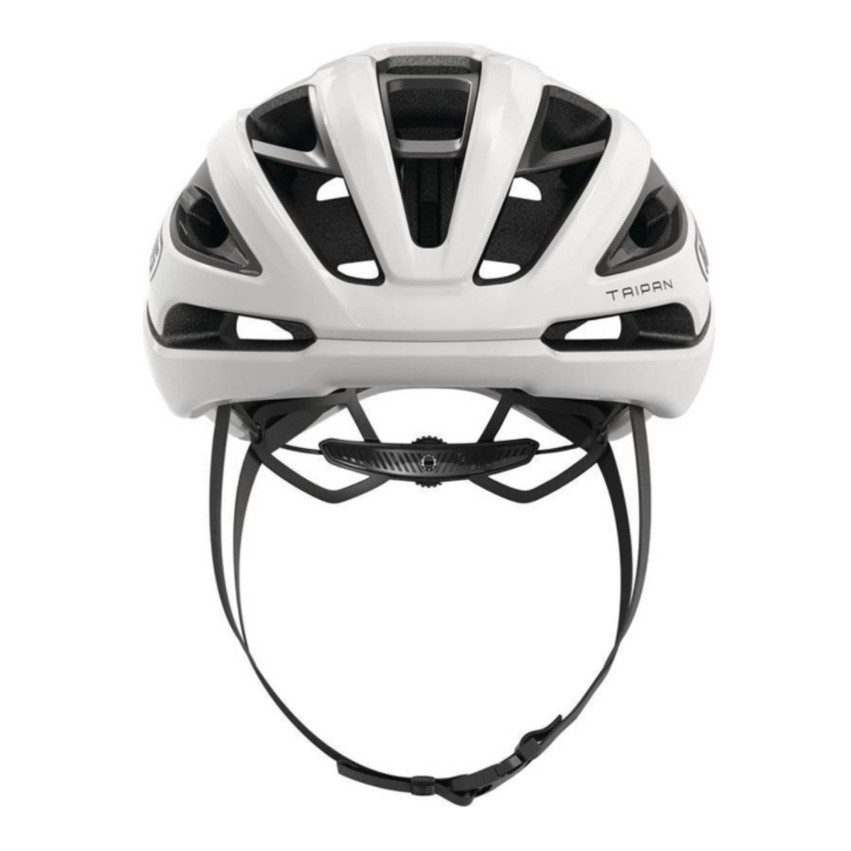 CAPACETE ABUS TAIPAN BRANCO BRILHANTE TAM M 52 58 CM