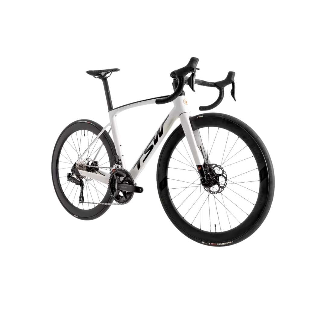 BICICLETA TSW Speed TR1 Sprint Shimano 105 Di2 - TAM 54 (BRANCA)