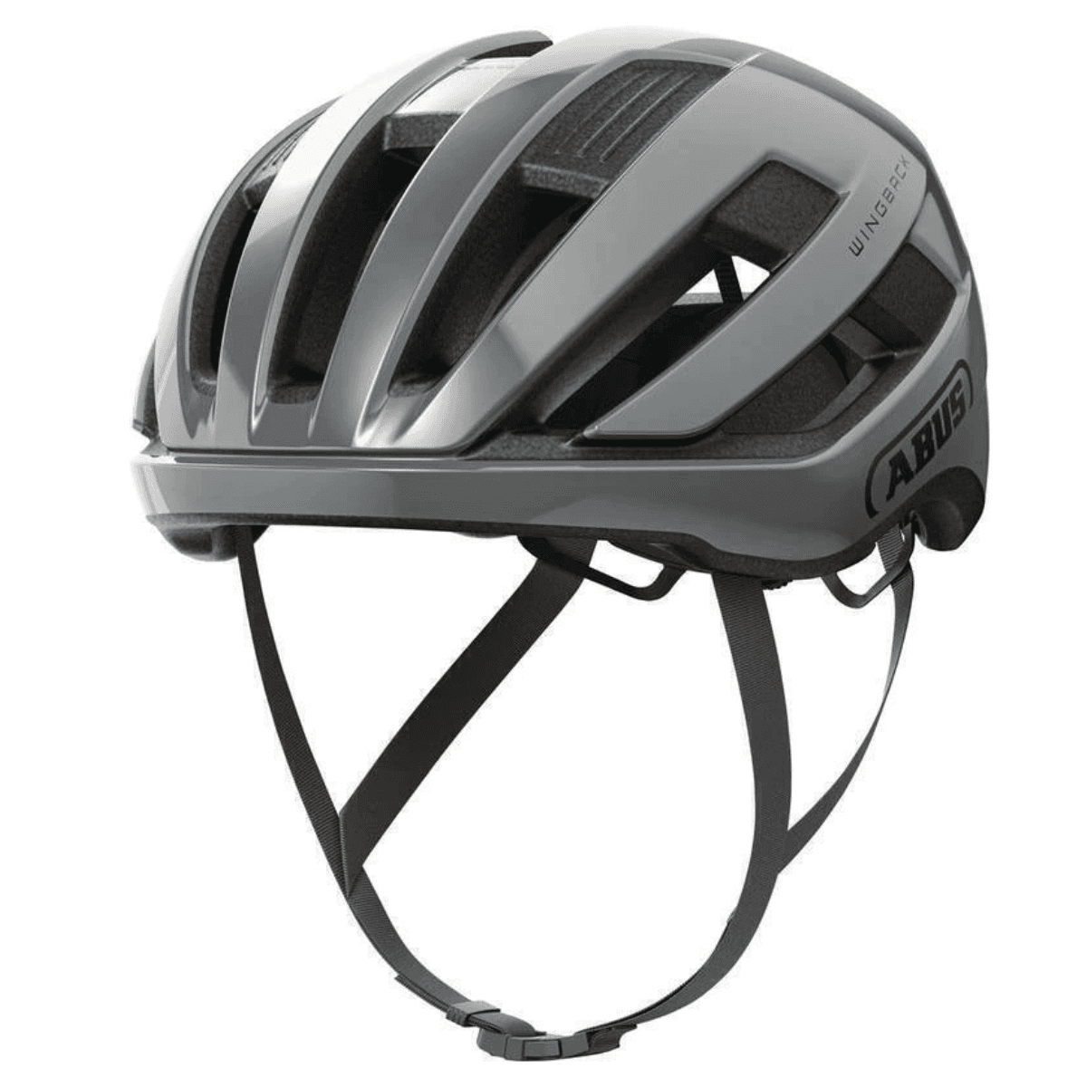 CAPACETE CICLISMO ABUS WINGBACK CORRIDA CINZA TAM P