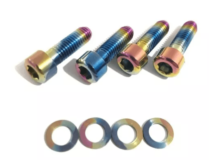 KIT DE 4 PARAFUSOS M5 X 21 X 0.8 PASSO RAINBOW 21X0.8MM RAINBOW