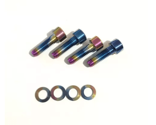 KIT DE 4 PARAFUSOS M5 X 21 X 0.8 PASSO RAINBOW 21X0.8MM RAINBOW