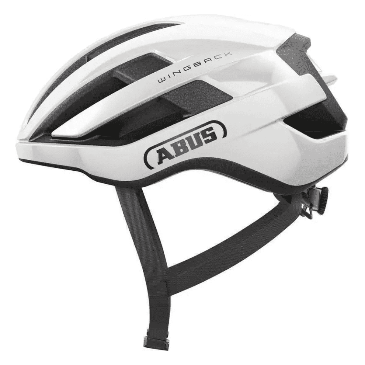 CAPACETE ABUS WINGBACK BRANCO BRILHANTE TAM. M